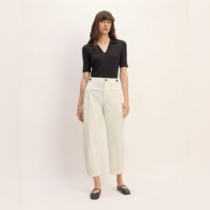 Everlane Fatigue Barrel Pants in Bone